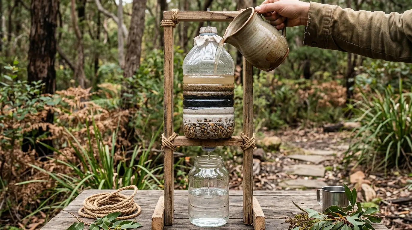 Filtration d'eau naturelle