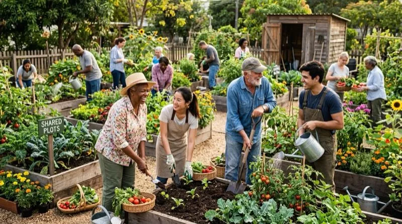 Jardin partagé et collaboration